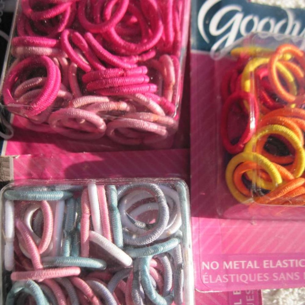 50 Goody Girls Small No Metal Ouchless Hair Band Elastics 2013 Ponytail Holders